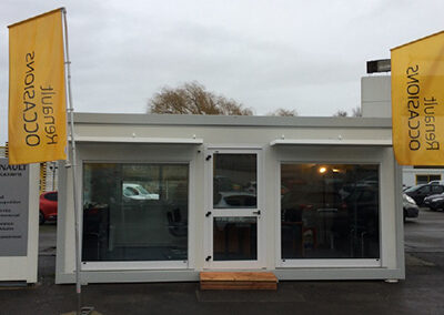 Bâtiment modulaire bureau de vente
